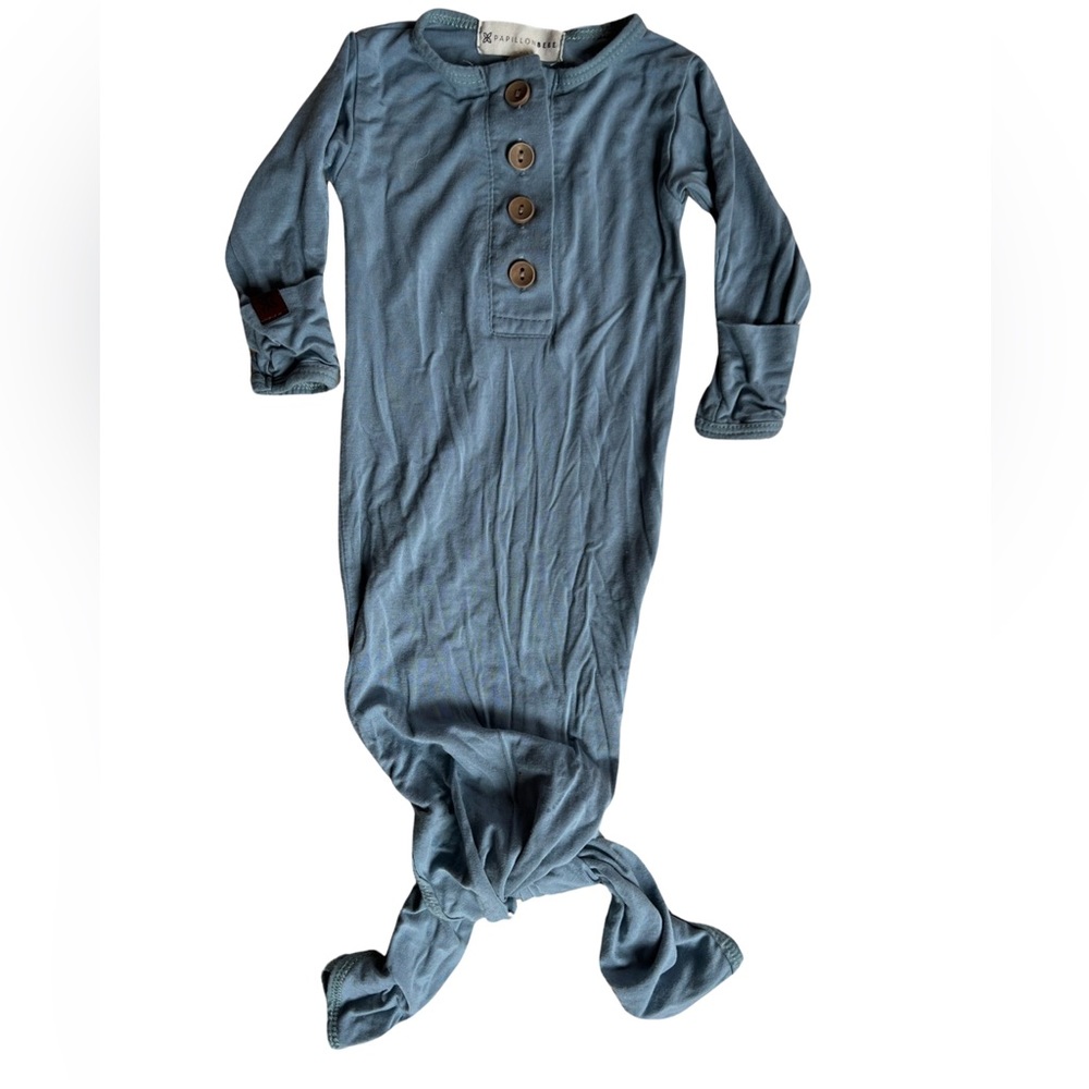 Silky soft sleep blue baby sack